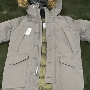 GAP Gray Puffer Jacket